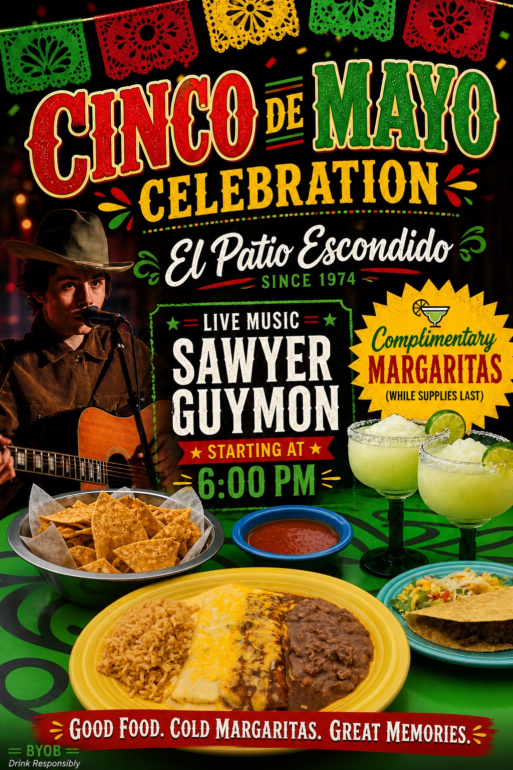Cinco de Mayo Celebration flyer